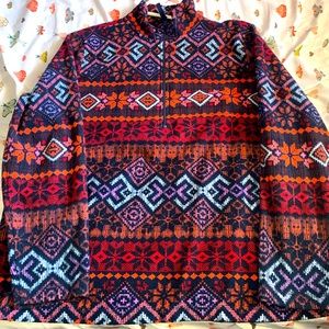 Multicolored Half Zip